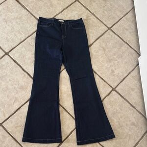 Eva Mendes for New York & Company Dark Blue Flare Jeans